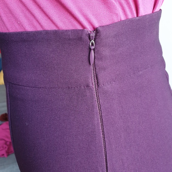 Forever 21 purple pencil skirt, size S - Picture 3 of 3